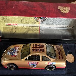 NASCAR Country 1948-1998 Commemorative Gold Diecast Car